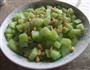 芥末松仁拌芥蓝的做法图解5