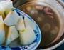 鸡爪瘦肉水果人参汤的做法图解8