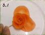 胡萝卜玫瑰花的做法图解13