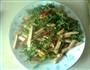 嫩艾叶头炒豆腐干的做法图解6