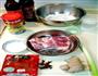 酱焖小肉+抻条子的做法图解1