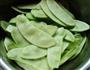 红椒肉片炒扁豆的做法图解2