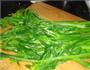 菜心炒粉丝的做法图解3