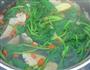 肝尖菠菜汤的做法图解5