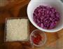 紫薯粒枸杞米糊的做法图解1
