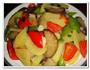 素炒三蔬的做法图解14