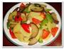 素炒三蔬的做法图解15