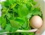 芹菜叶蛋花汤的做法图解1