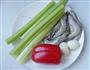 西芹百合炒虾仁的做法图解1