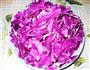 粉丝炒紫甘蓝的做法图解1