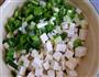 小葱拌豆腐的做法图解3