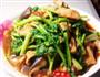 香菇苔菜炒肉的做法图解12