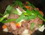 大蒜胡萝卜炒牛肉的做法图解6