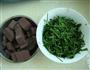 韭菜羊血的做法图解1