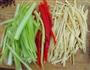 剁椒炒三丝的做法图解1