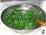菠菜拌粉条的做法图解2
