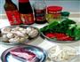 蚝油蘑菇肉片的做法图解1