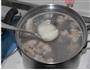 花蛤鱼头粥的做法图解6