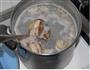 花蛤鱼头粥的做法图解7
