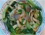 青菜炒蘑菇的做法图解6