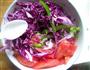 紫甘蓝沙拉的做法图解4