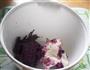 紫薯花包的做法图解1