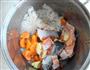 三文鱼粥的做法图解4