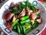 腊鸭炒芦笋的做法步骤8