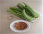虾米炒秋葵的做法图解1