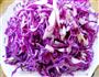 紫甘蓝炒凉粉的做法图解1