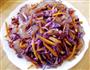 紫甘蓝炒凉粉的做法图解8