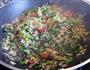 菠菜叉烧炒饭的做法图解8