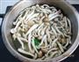 油菜蟹味菇的做法图解4