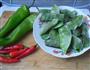 青红椒炒扁豆的做法图解1