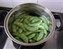 蒜蓉辣酱炒扁豆的做法图解2