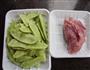 扁豆煸肉片的做法图解1