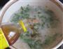 韭菜花鲜虾糯米粥的做法图解6