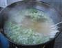 白菜丝热汤面的做法图解7