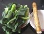 山药炒青菜的做法图解1