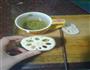 绿豆酿莲藕的做法图解1