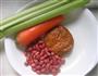 西芹香干拌花生的做法图解1