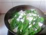 青菜鸡蛋煮豆丝的做法图解2