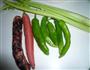 腊肠青蔬的做法图解2