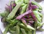 榨菜扁豆的做法图解1