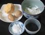 黑芝麻地瓜蛋饼的做法图解1