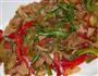 青红辣椒炒鸭丝的做法图解7