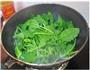 上汤皮蛋菠菜的做法图解2