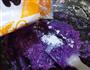 紫薯夹心芋圆的做法图解1