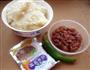 芽菜肉末炒饭的做法图解1