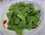 豌豆角炒腊肉的做法图解1